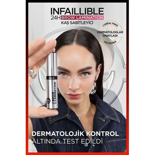 Loreal Paris Infaillible 24H Brow Lamination Şeffaf Kaş Sabitleyici