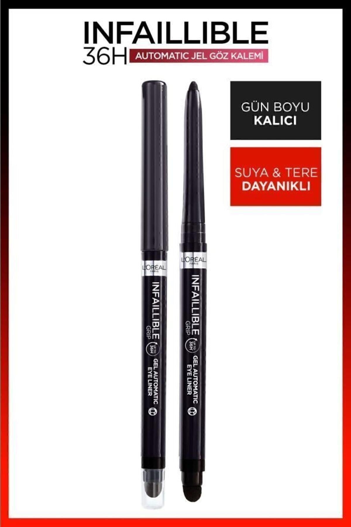 L'Oreal Paris Infaillible Automatic Jel Göz Kalemi - Mat Siyah