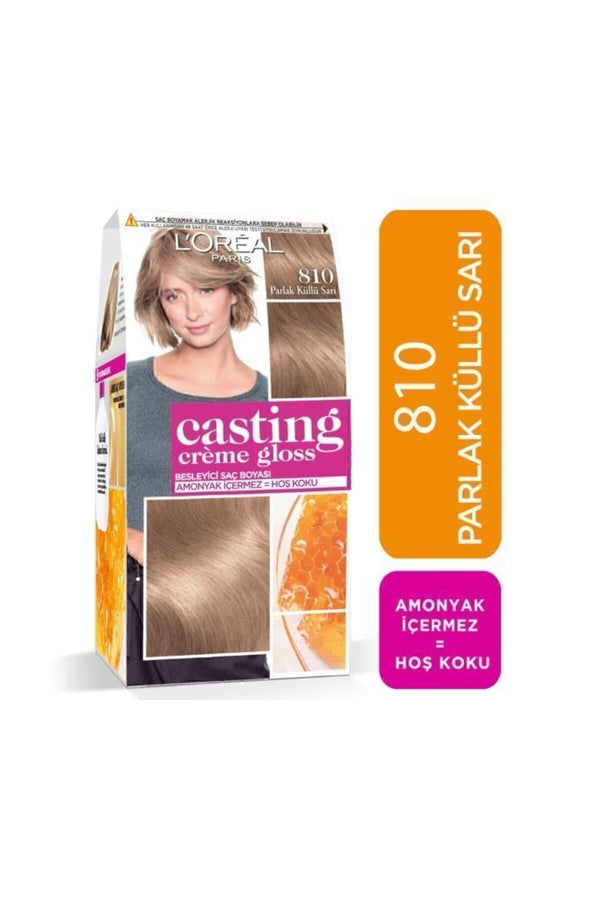L'Oreal Paris L'oréal Paris Casting Crème Gloss Saç Boyası - 810 Parlak Küllü Sarı