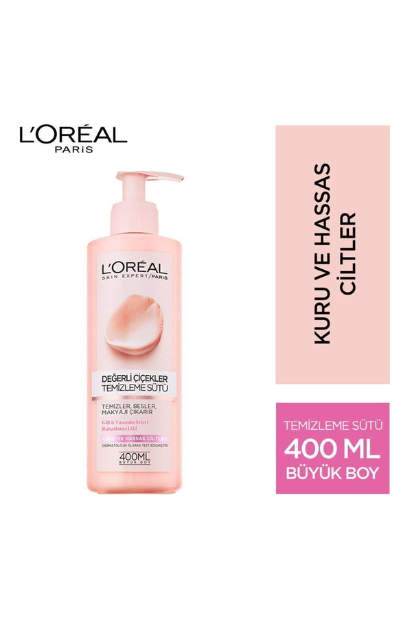 L'Oreal Paris L'oréal Paris Değerli Çiçekler Temizleme Sütü Kuru Ve Hassas Ciltler