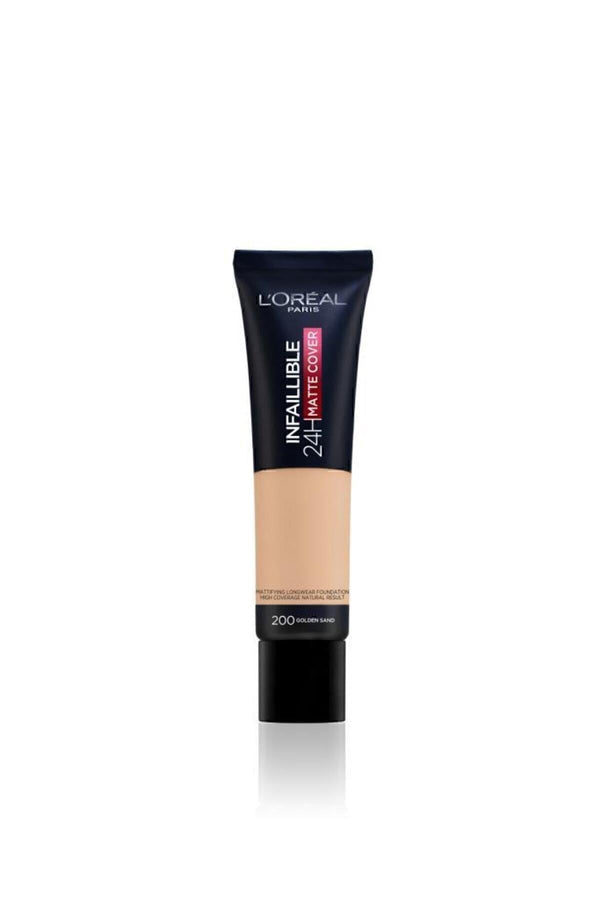 L'Oreal Paris L'oréal Paris Infaillible 24h Matte Cover Yüksek Kapatıcı Fondöten - 200 Golden Sand