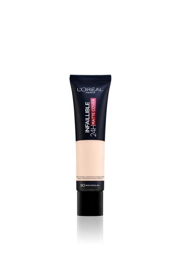 L'Oreal Paris L'oréal Paris Infaillible 24h Matte Cover Yüksek Kapatıcı Fondöten - 90 Rose Porcelain