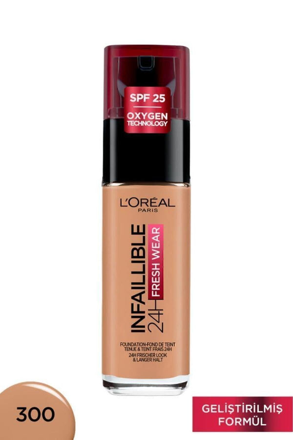 L'Oreal Paris L'Oréal Paris Infaillible 24H Fondöten 300 Amber