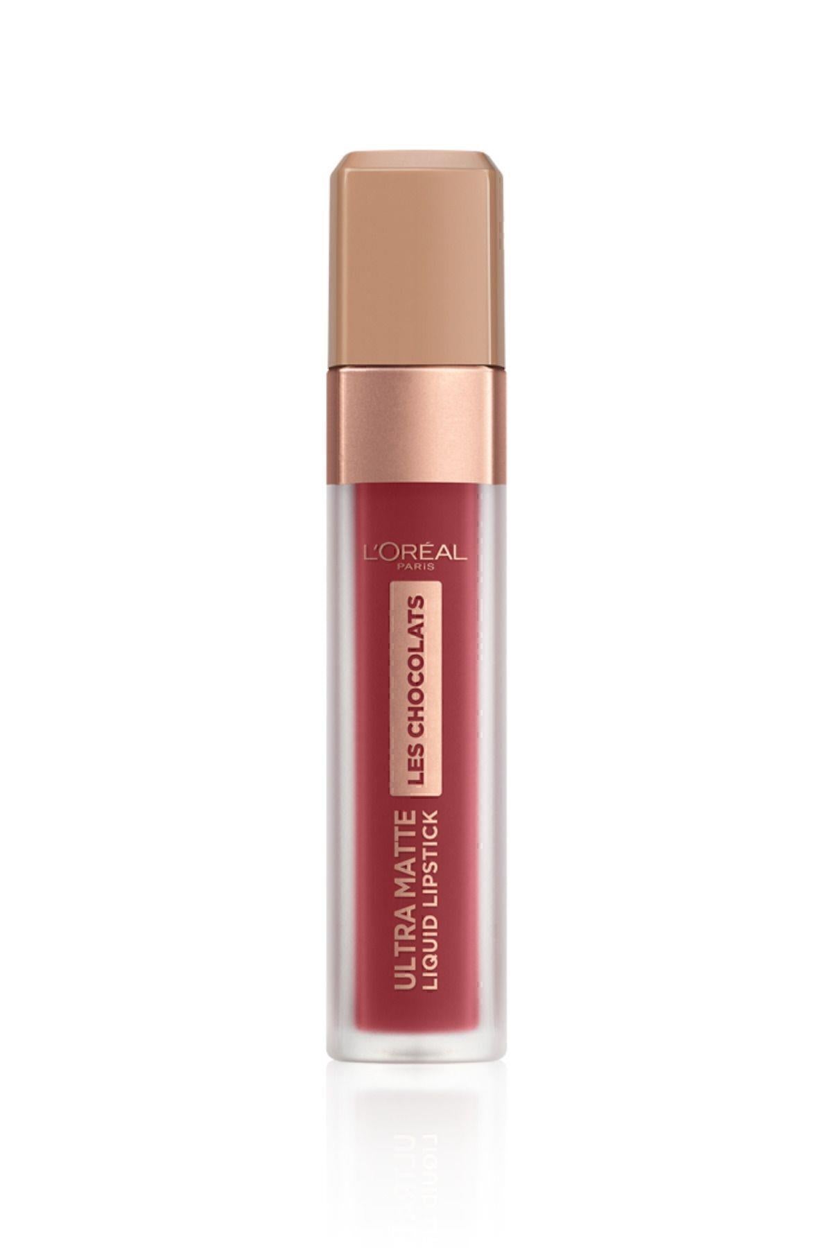 L'Oreal Paris L'oréal Paris Les Chocolats Likit Mat Ruj 864 Tasty Ruby