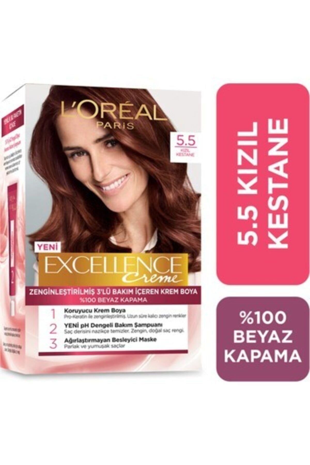 L'Oreal Paris Loreal Excellence Saç Boyası 5.5