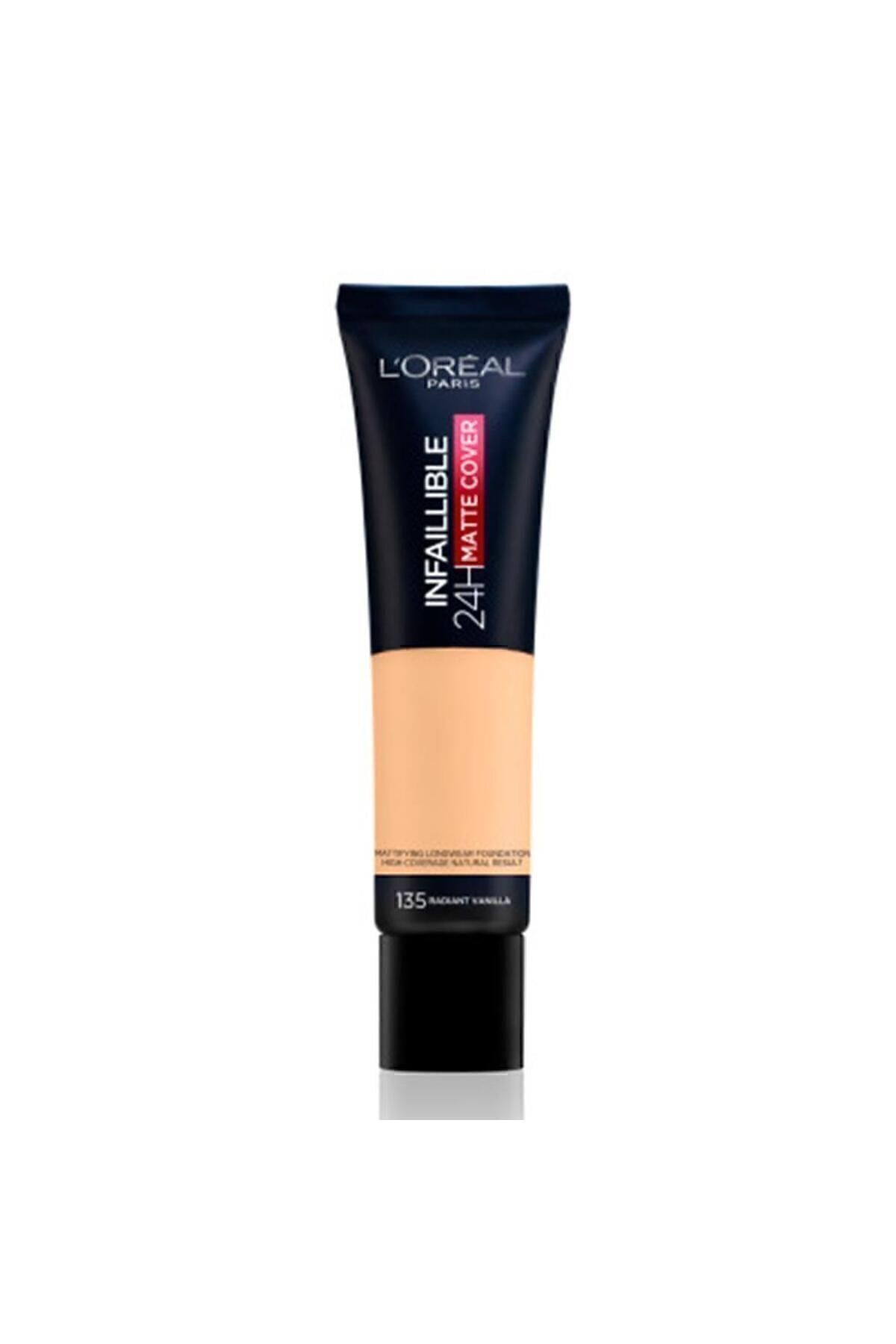 L'Oreal Paris Loreal Paris Infaillible 24h Matte Cover Fondöten Radiant Vanilla 135