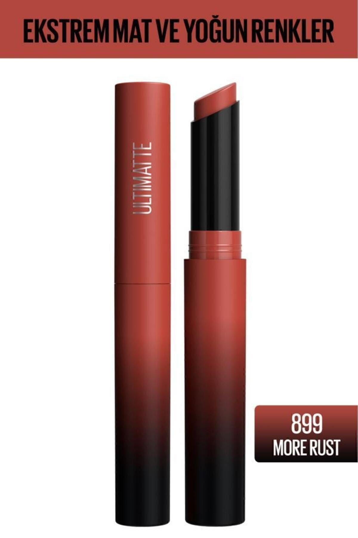Maybelline New York Color Sensational Ultimatte Mat Ruj- 899 More Rust (KIRMIZI)