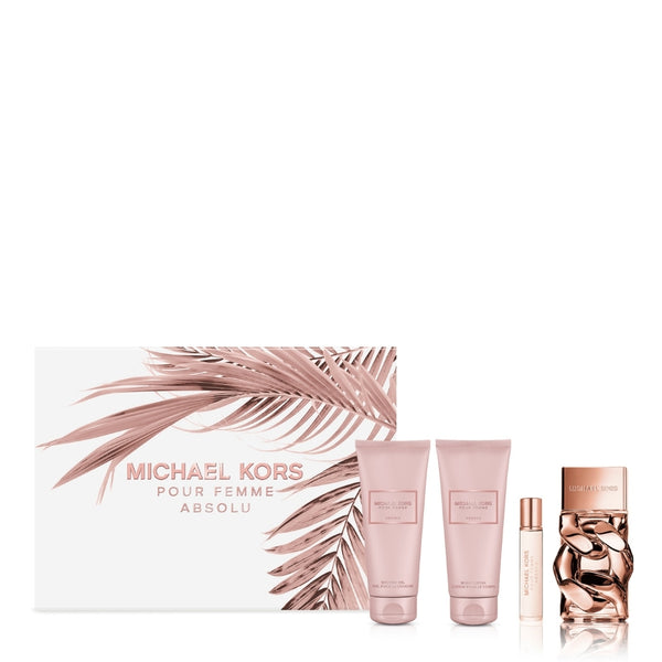 Michael Kors Pour Femme Absolu Kadın Parfüm Edp 100 Ml + Shower Gel 100 Ml + Body Lotion 100 Ml + Edp 10 Ml Set