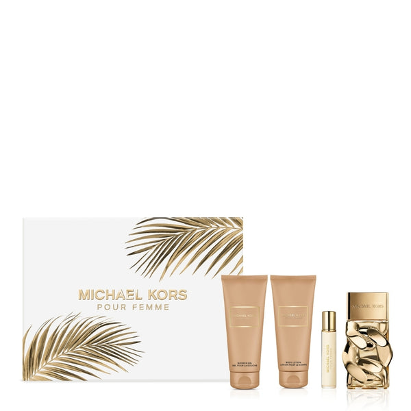 Michael Kors Pour Femme Kadın Parfüm Edp 100 Ml + Shower Gel 100 Ml + Body Lotion 100 Ml + Edp 10 Ml Set