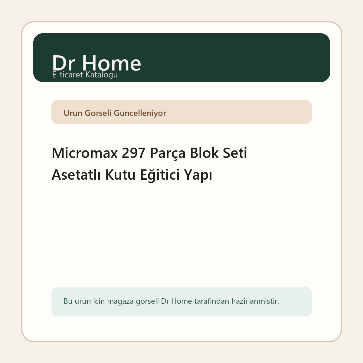 Micromax 297 Parça Blok Seti Asetatlı Kutu Eğitici Yapı