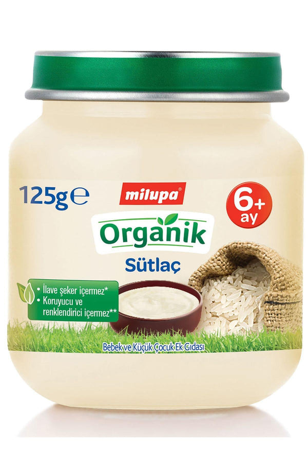 Milupa Organik Sütlaç Kavanoz 125 G 6 Ay