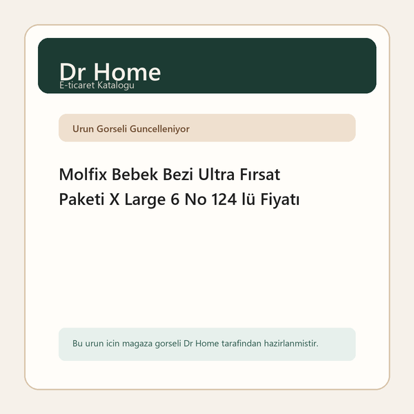 Molfix Bebek Bezi Ultra Fırsat Paketi X Large 6 No 124 lü Fiyatı