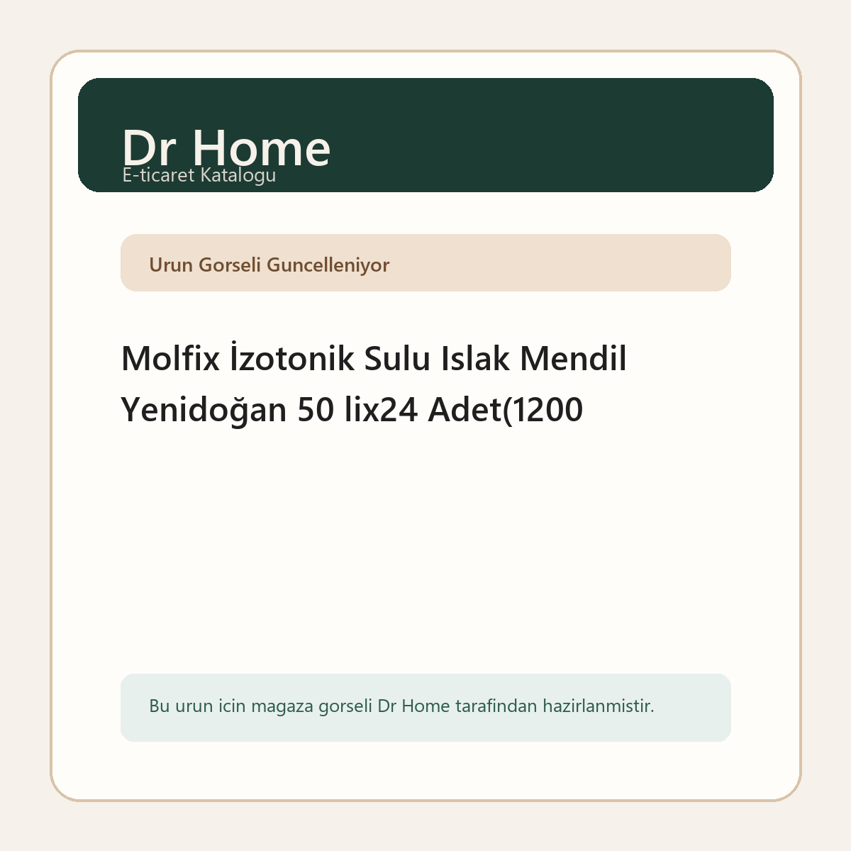Molfix İzotonik Sulu Islak Mendil Yenidoğan 50 lix24 Adet(1200