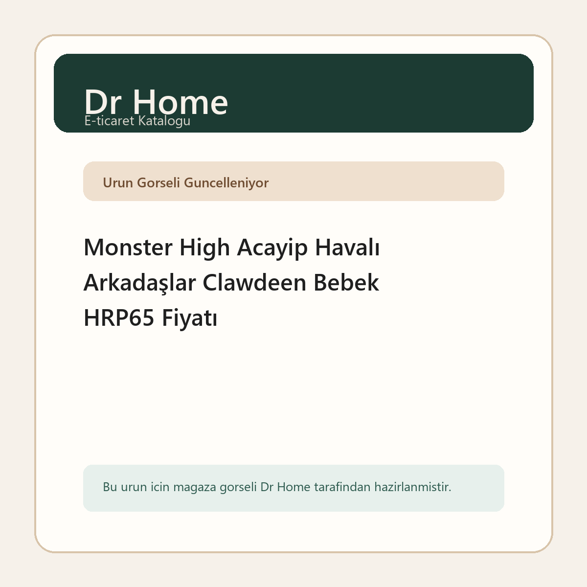 Monster High Acayip Havalı Arkadaşlar Clawdeen Bebek HRP65 Fiyatı