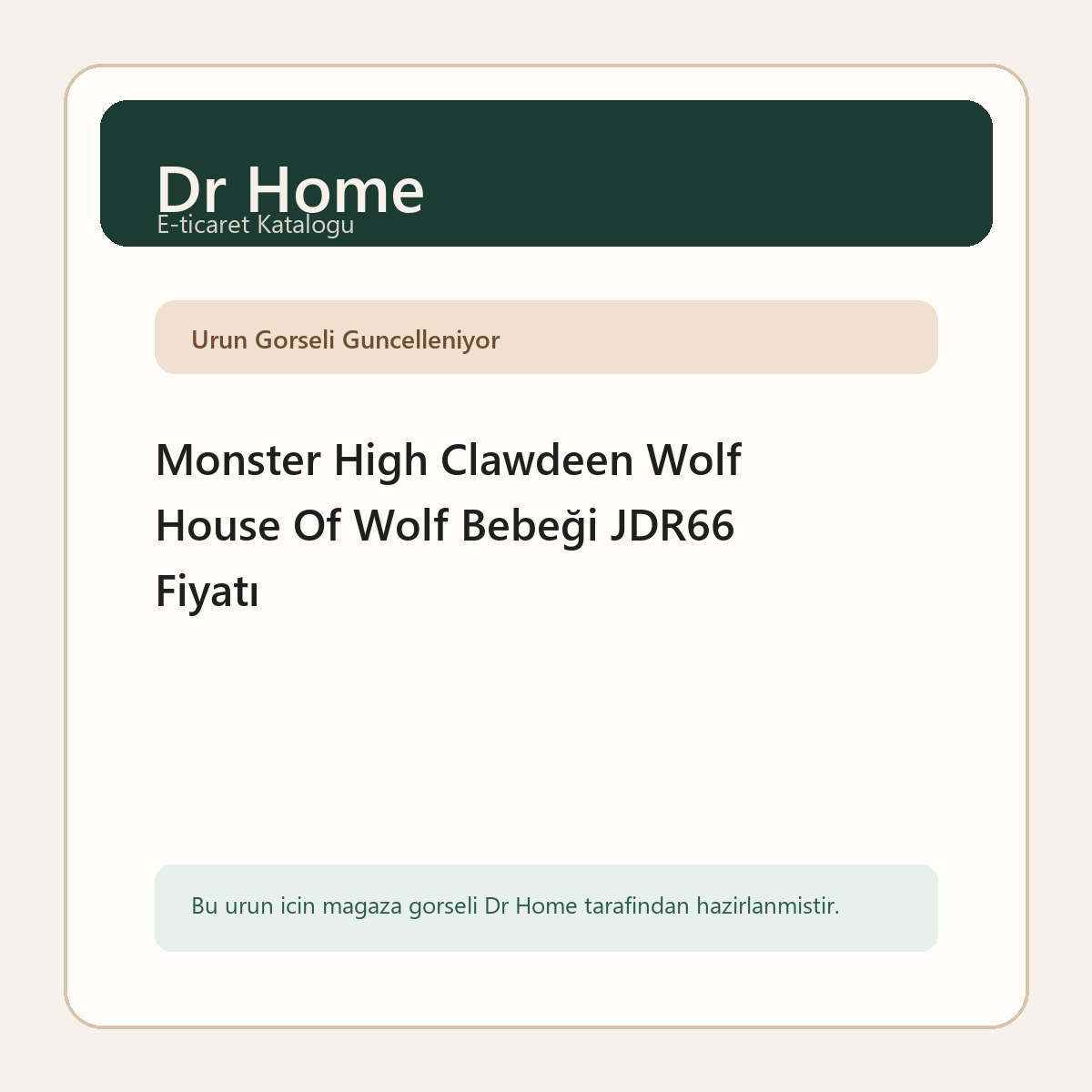 Monster High Clawdeen Wolf House Of Wolf Bebeği JDR66 Fiyatı
