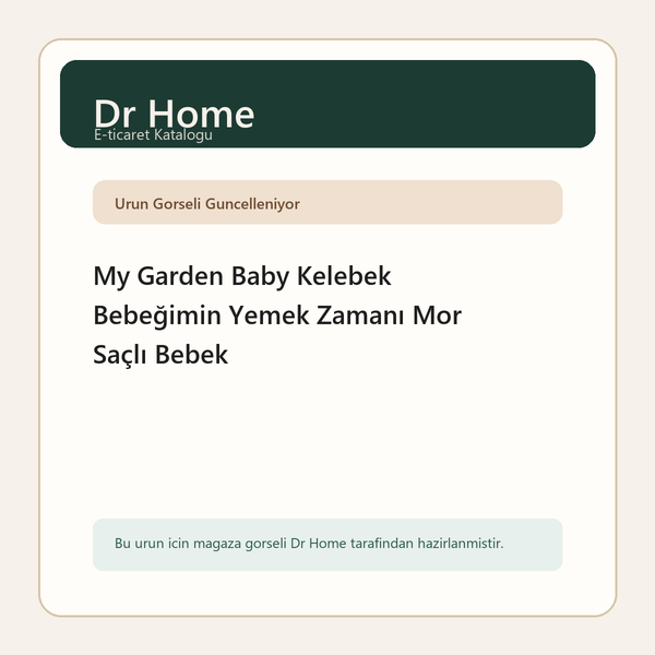 My Garden Baby Kelebek Bebeğimin Yemek Zamanı Mor Saçlı Bebek