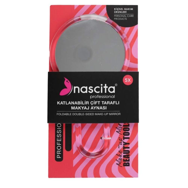 Nascita Ayna 5X Katlanabilir Çift Taraflı Makyaj Aynası