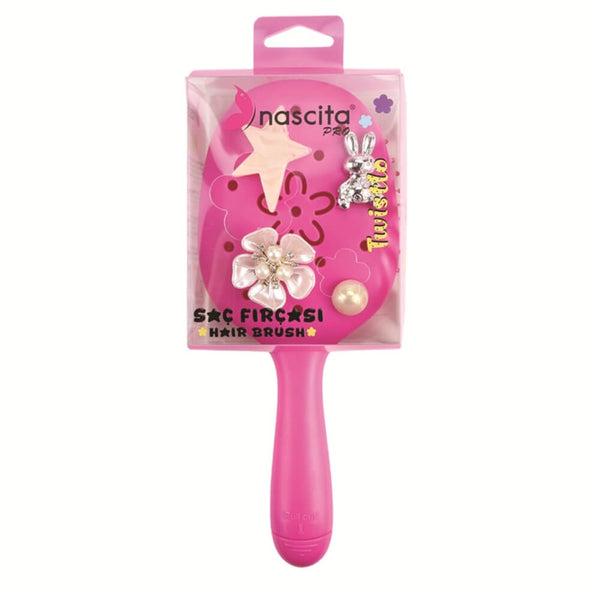 Nascita Saç Fırçası Twistlo Pembe