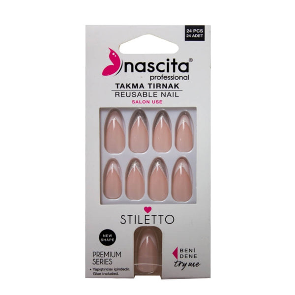 Nascita Stiletto French Takma Tırnak