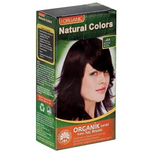 Natural Colors Organik Saç Boyası 4RR Koyu Kızıl
