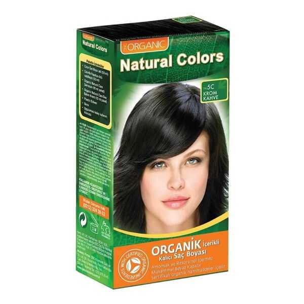 Natural Colors Organik Saç Boyası 5C Krom Kahve