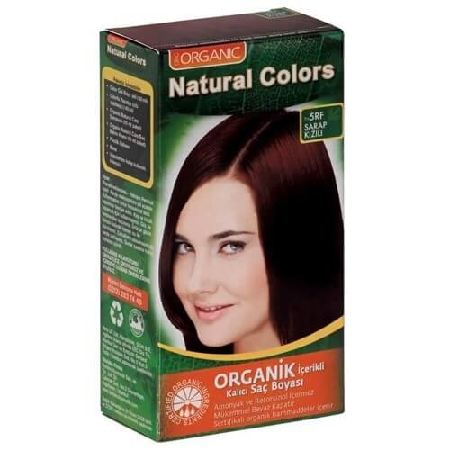 Natural Colors Organik Saç Boyası 5RF Şarap Kızılı