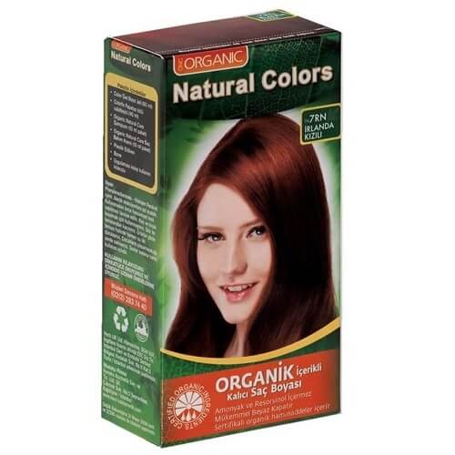 Natural Colors Organik Saç Boyası 7RN İrlanda Kızılı