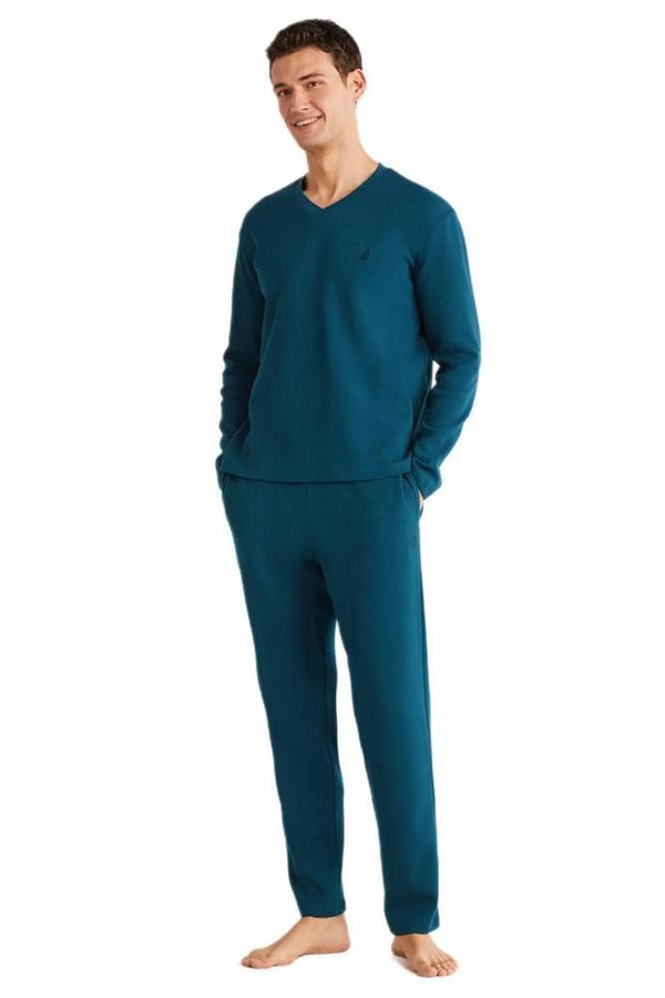 Nautica M811 Erkek Pijama Takımı Yeşil