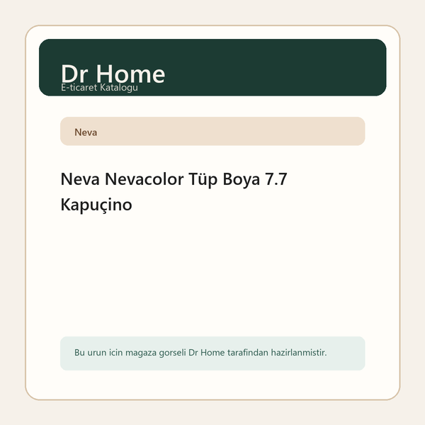 Neva Nevacolor Tüp Boya 7.7 Kapuçino