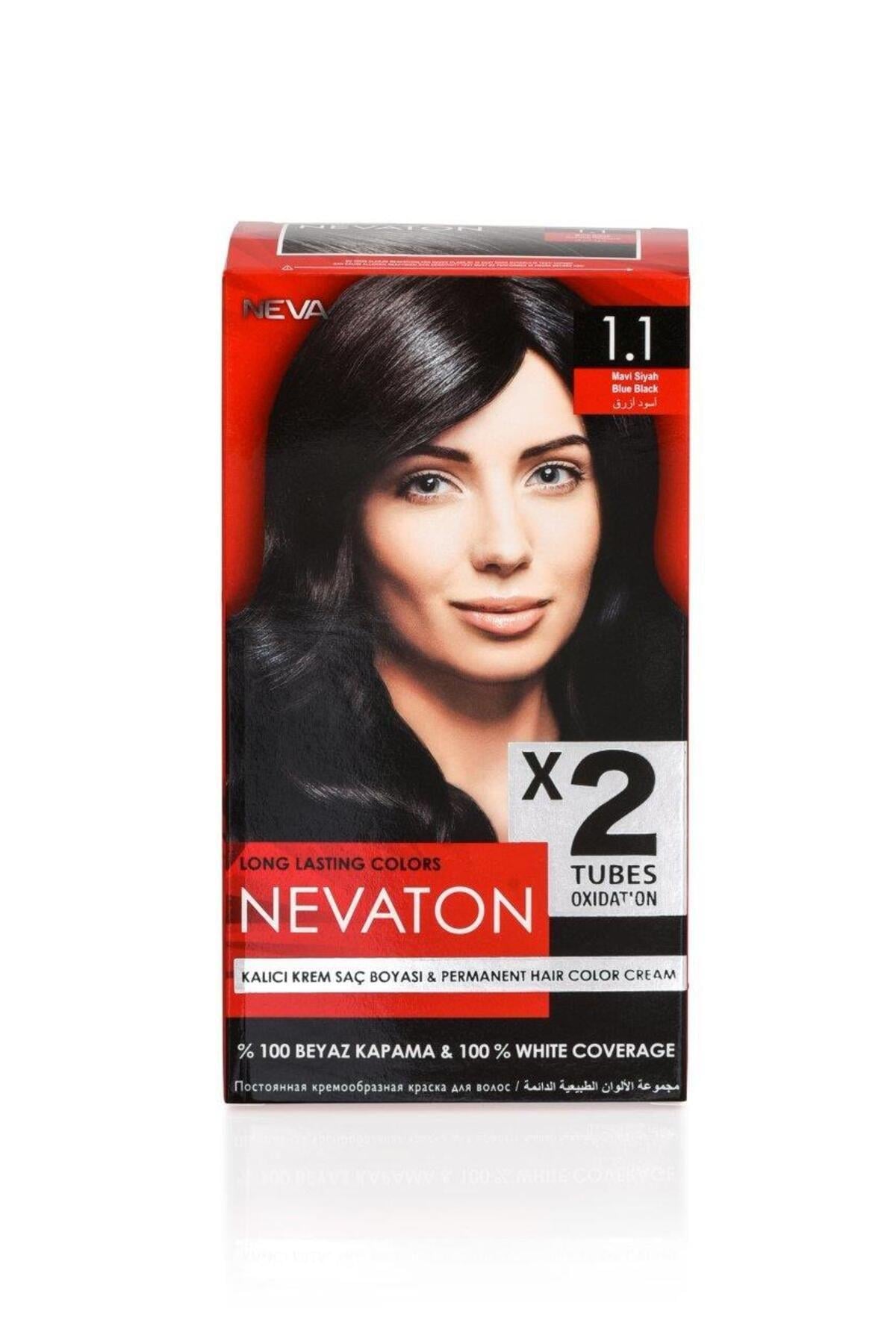 Nevaton 2 Li Saç Boyası 1.1 Mavi Siyah