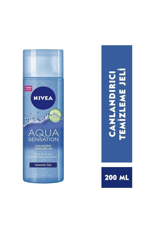 NIVEA Aqua Sensation Canlandırıcı Yüz Temizleme Jeli 200 ml