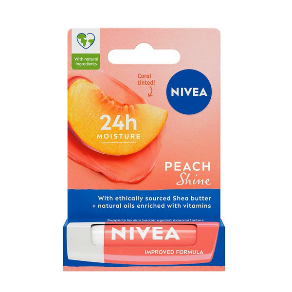 Nivea Fruity Shine Şeftali Dudak Koruyucu 4,8 Gr