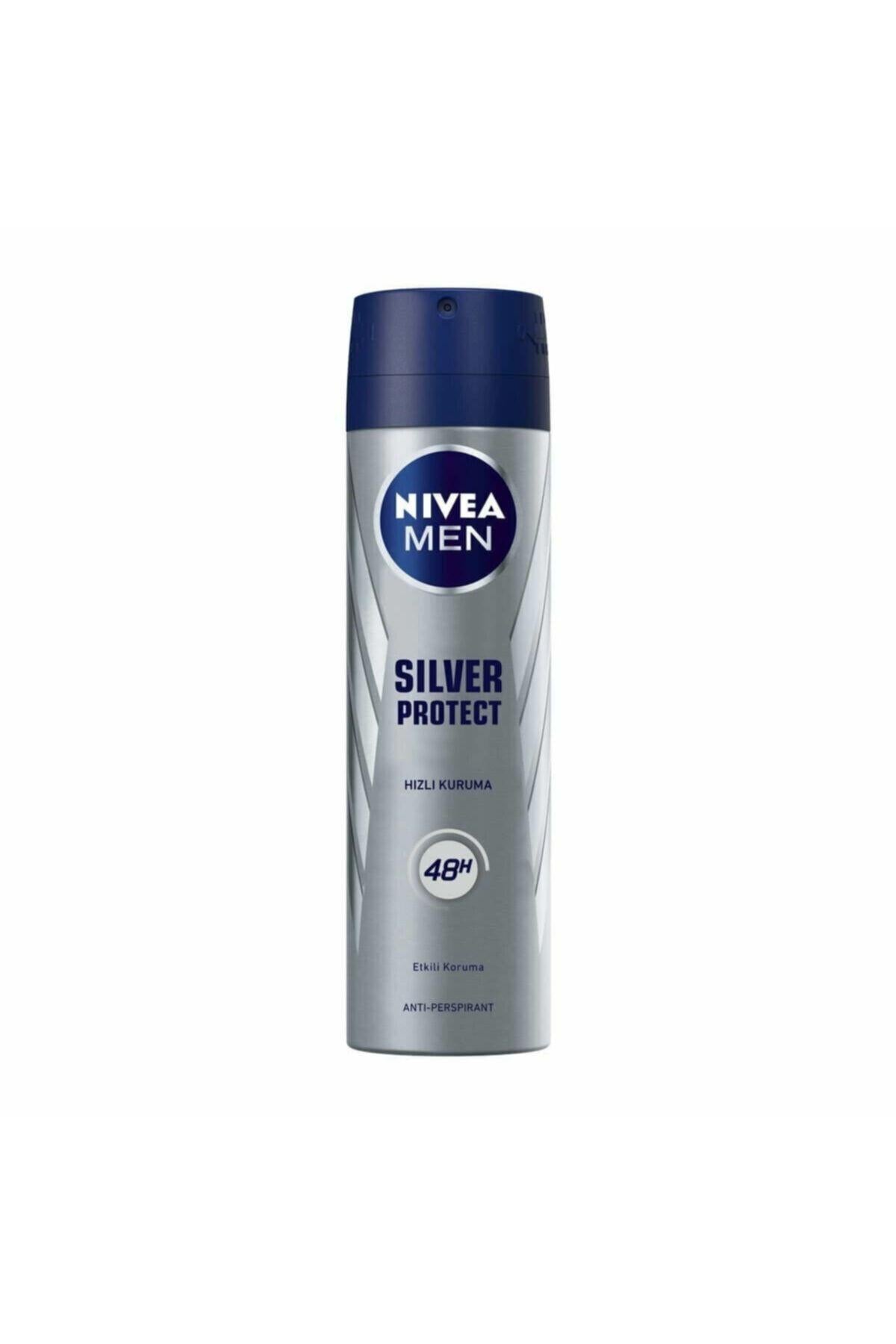 NIVEA Men Erkek Sprey Deodorant Silver Protect 150 ml