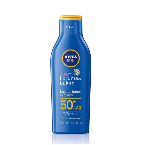 Nivea Sun Baby Bakım Yapan Güneş Sütü 50+ Faktör 200 Ml