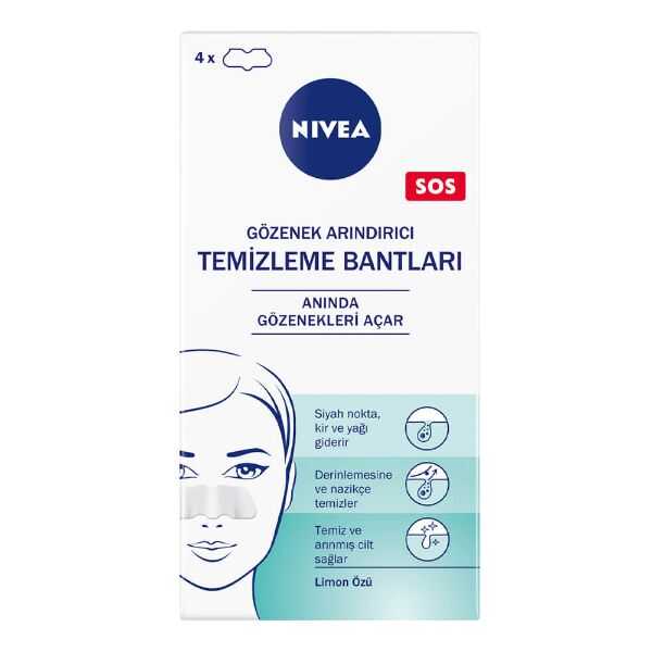 Nivea T-Bölgesi İçin Temizleyici Bantlar