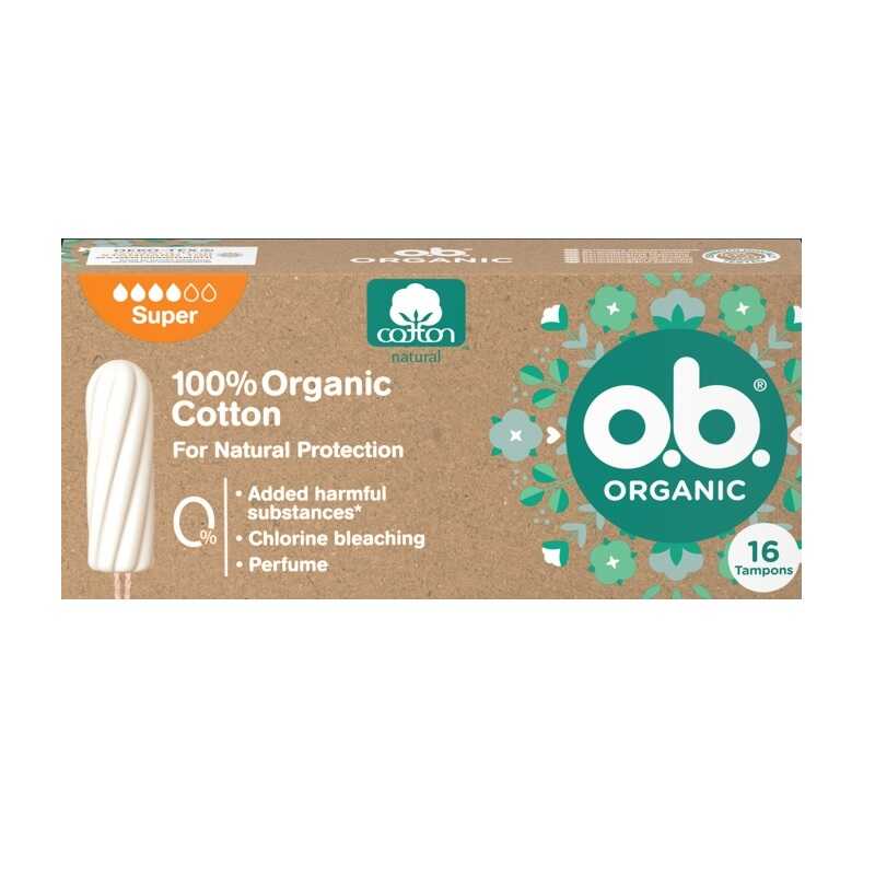 O.B. Tampon Organic Super 16'lı