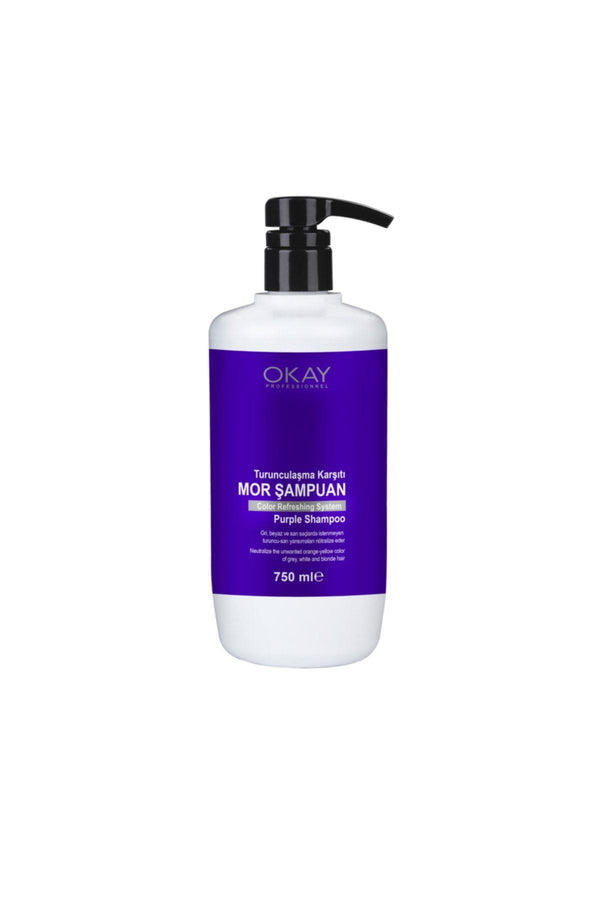 OKAYPROFESSIONNEL BOTANIC Mor Şampuan 750ml (TURUNCULAŞMA KARŞITI)