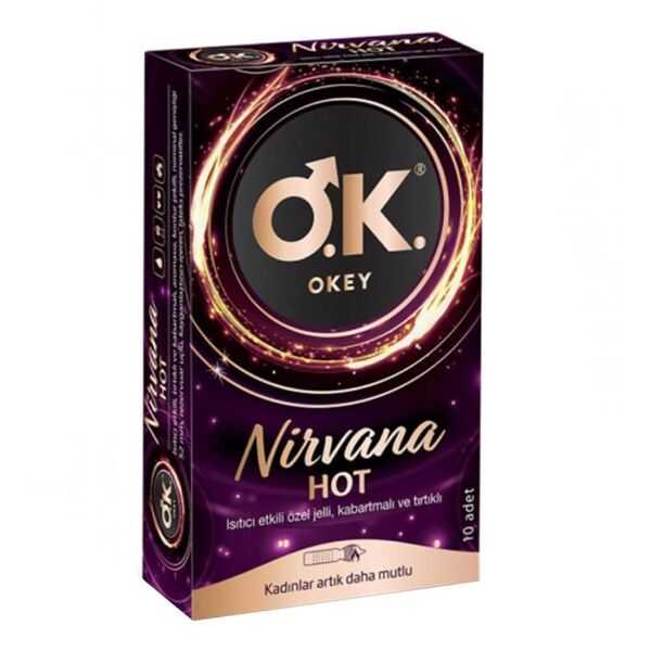 Okey Nirvana Hot Prezervatif 10'lu