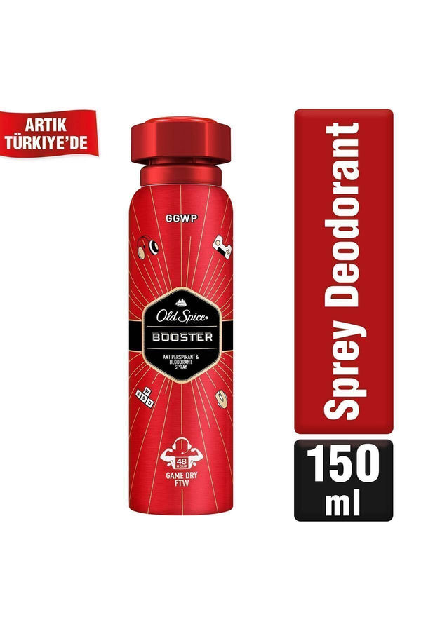 Old Spice Booster Erkekler Için Terleme Önleyici Ve Sprey Vücut Deodorantı 150 ml