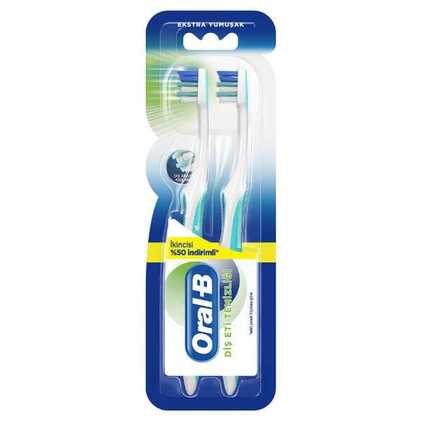 Oral-B Diş Eti Temizliği Ekstra Yumuşak Diş Fırçası 2'li