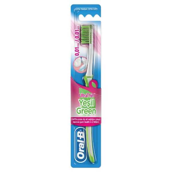 Oral-B Diş Fırçası Ultra Thin Hassas Ekstra Yumuşaklık Yeşil