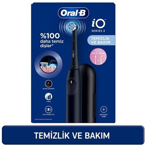 Oral-B iO 2 Şarjlı Diş Fırçası Siyah Seyahat Kabı Dahil Fiyatı
