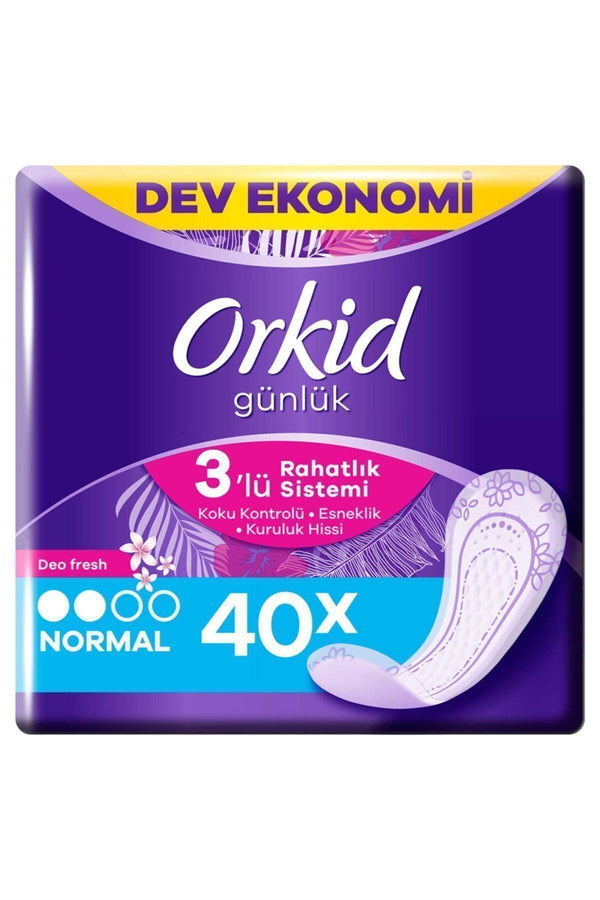 Orkid Günlük Ped Deofresh Normal 40 Adet Ekonomik Paket