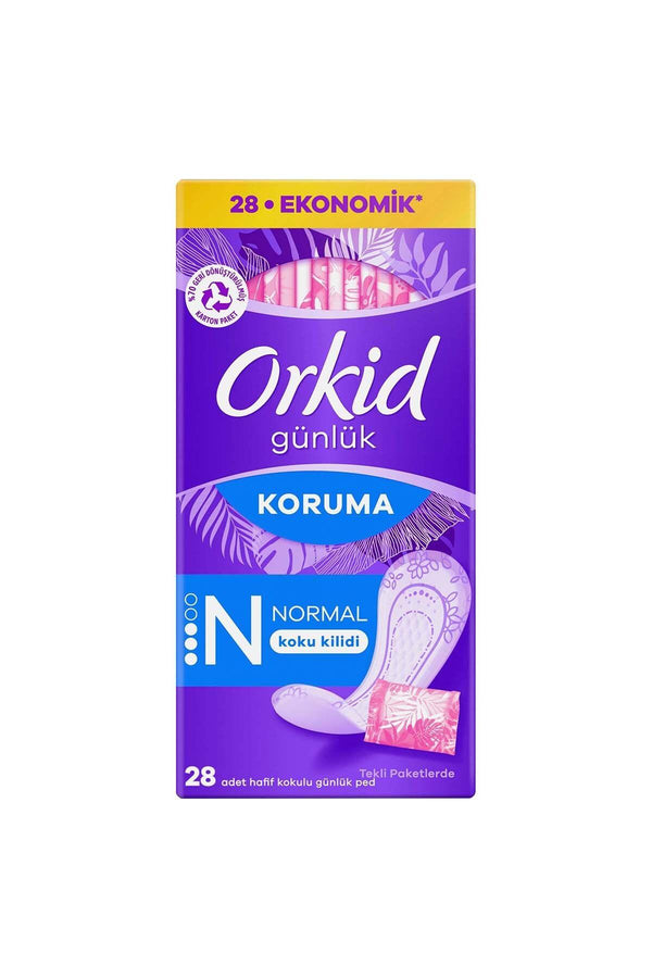 Orkid Günlük Ped Günlük Koruma 28 Adet Ekonomik Paket (tekli Paketlerde)