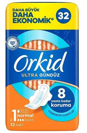 Orkid Hijyenik Ped Ultra Extra Dörtlü Normal Paket 32'li