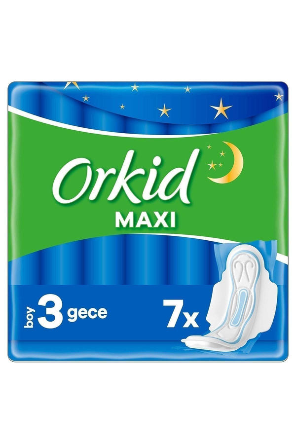 Orkid Maxi Hijyenik Ped Gece 7 Adet Tekli Paket