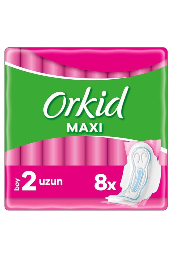 Orkid Maxi Hijyenik Ped Uzun 8 Adet Tekli Paket