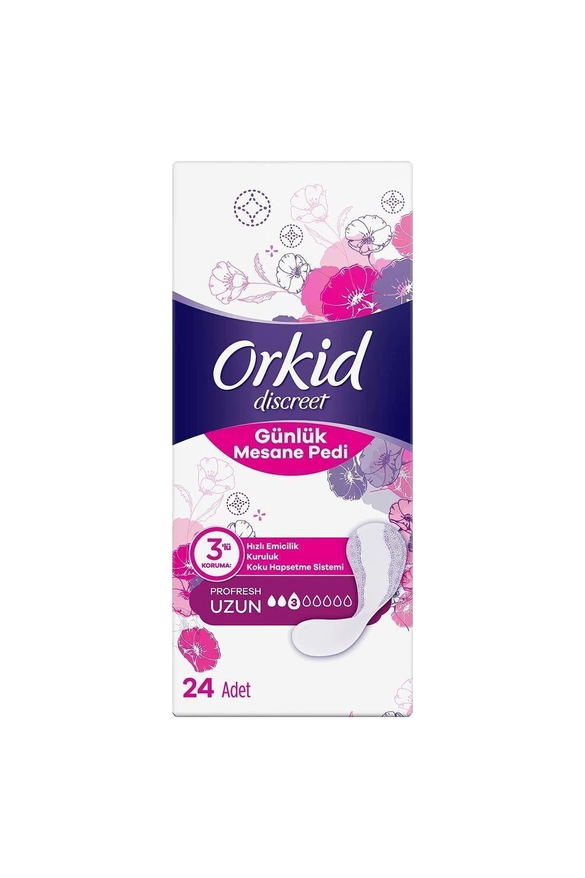 Orkid Mesane Pedi Uzun Süper Ekonomik Paket 24 Ped