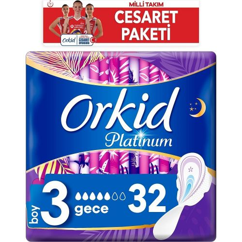 Orkid Platinum Cesaret Paketi Gece 32'li