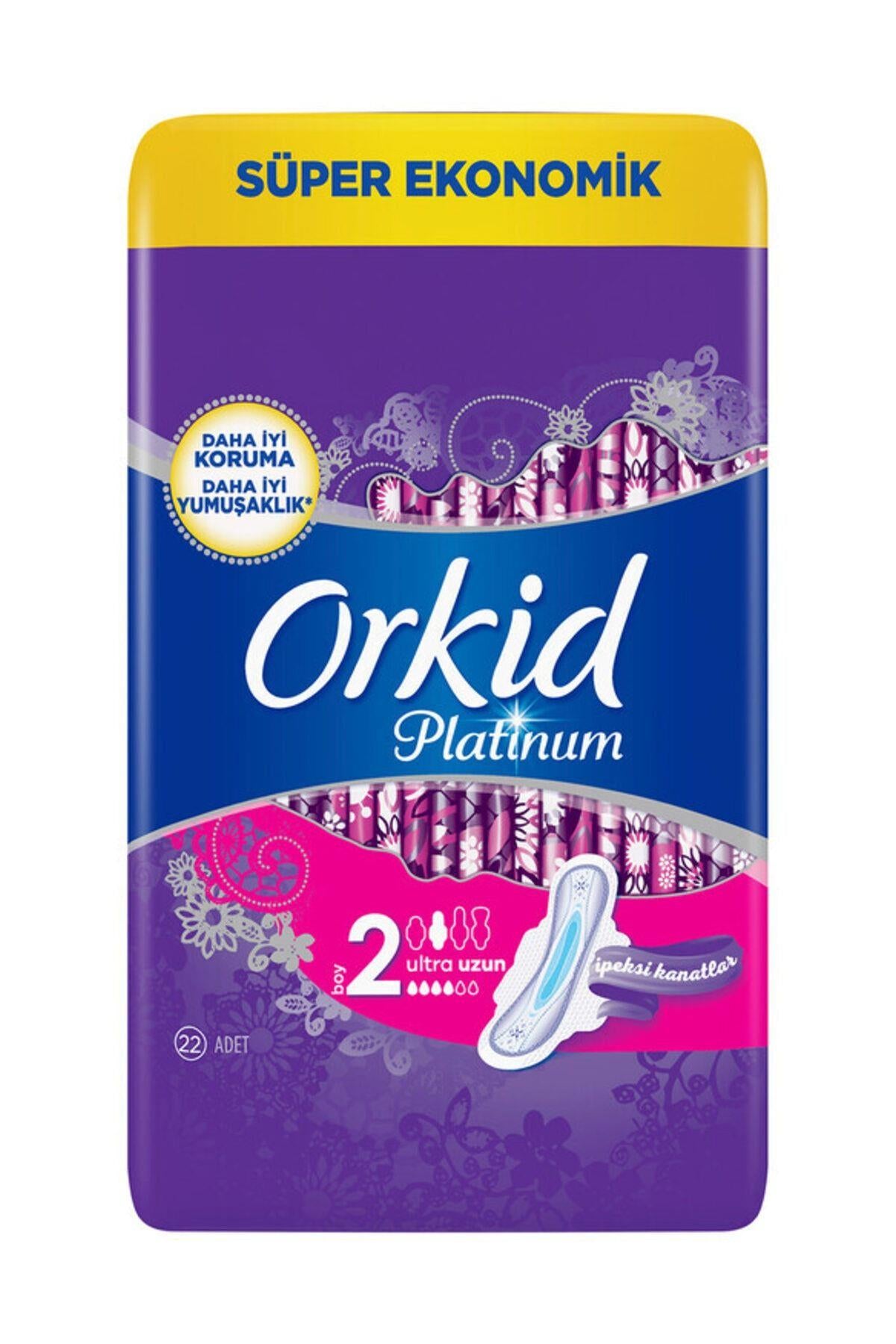 Orkid Platinum Hijyenik Ped Ultra Uzun Milli Takım Cesaret Paketi 22 Ped